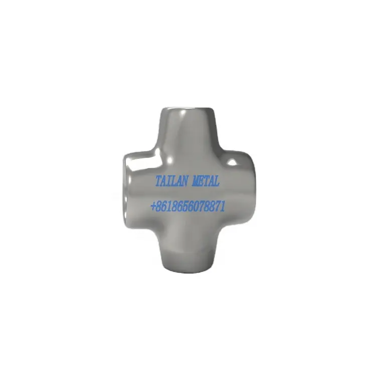 Raccords en alliage de titane en métal ASTM B16.9 Cup Stub Elbow Bride Equal Tee Réducteur Raccords de tuyauterie