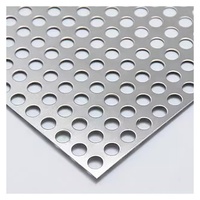 Plaque de treillis perforé en acier inoxydable, anti-corrosion, épaisseur personnalisée, filet perforé
