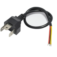 Cable de Alimentación de CA con Certificación UL, Estándar NEMA 1-15P de EE. UU. a IEC C5, para Computadora Portátil/Proyector/Impresora
