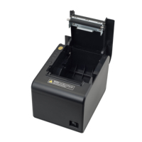 Impresora Térmica de Recibos M804L de 80 mm con Cortador Automático, 260 mm/s de Alta Velocidad, Soporte para Montaje en Pared, Compatible con Windows, Android e iOS