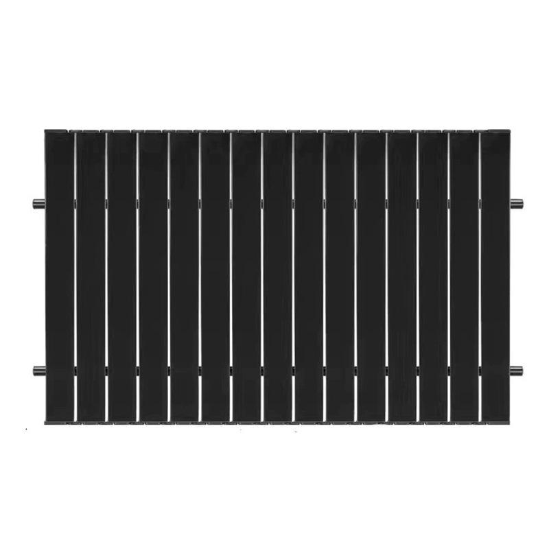 รถเข็นเด็กกลางแจ้งขนาด 5 นิ้ว แบบเปิดด้านหลัง (สีดำ)