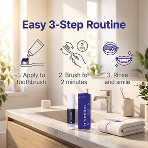 Sérum blanchissant pour les dents Purple <span class=keywords><strong>V34</strong></span>, neutralise les tons jaunes, réduit les taches de fumée, soin dentaire non invasif, faible MOQ pour les commandes en gros - Product Image 6