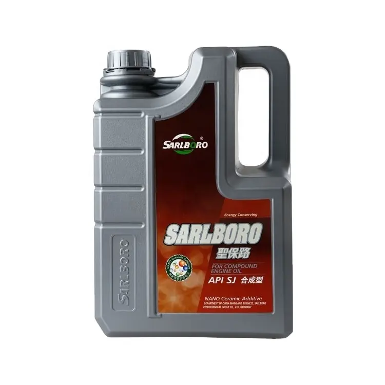 Car lubricants API SJ SAE 5W30 10W30 10W40 15W40 5w30 engine oil semi synthetic gasoline engine motor oil