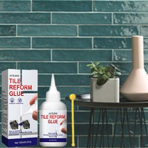 Jaysuing azulejo reforma pegamento impermeable a prueba de moho cocina baño balcón fregadero azulejo de suelo kit de reparación de baldosas de cerámica hueco relleno - Product Image 1