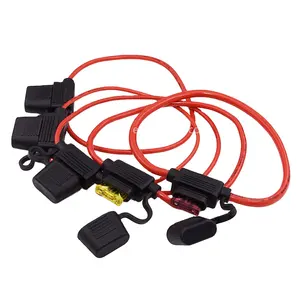 Wholesale high quality car waterproof fuse holder 10AWG-18AWG Inline ATC ATO ANL Standard/Mini fuse holder With fusible 1A-50A
