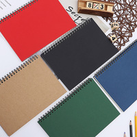 2025 nouveau produit conception Simple cahier de couverture en papier avec logo personnalisé école étudiant cahier d'exercices bloc-notes à spirale