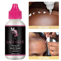 Colle à dentelle imperméable, résistante à la transpiration, sans latex, forte tenue extrême, 60 ml