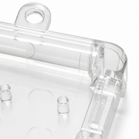 Fabricant OEM de coques de lampes LED – Pièce moulée par injection plastique transparente de précision, boîtier de guide de lumière transparent, outillage
