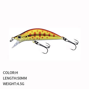 Vente en gros leurres de pêche 50mm 4.5g leurre méné coulant appât dur de plage pêche au bar leurre truite - Product Image 4