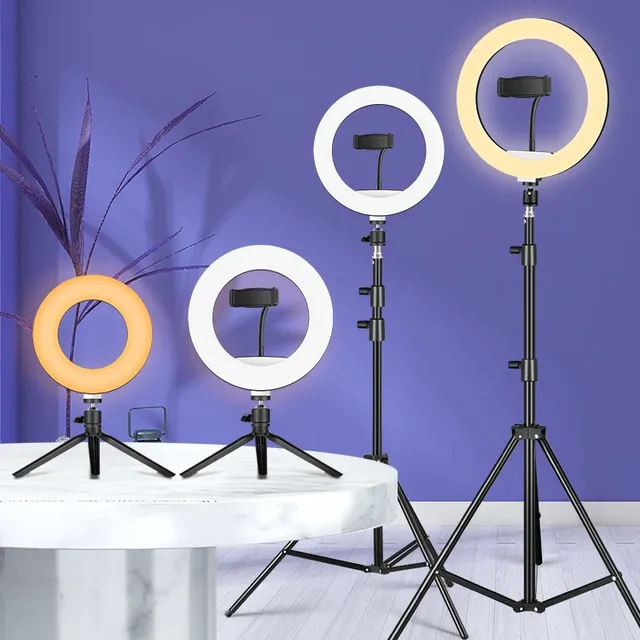 Cheap 6inch 8inch 10inch 12inch LED Selfie Ring Light Tripod Stand with Adjustable Color Temp & Brightness for Live Shows