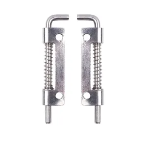New Style Spring Pin Locking Loaded Latch Stainless Steel Cupboard Hinges
