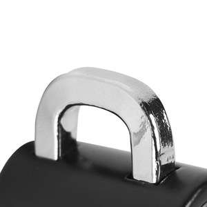 Cerradura para casco de motocicleta, aleación de aluminio, color negro, para protección de seguridad de scooters eléctricos - Product Image 4