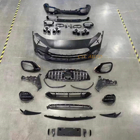 AMG bodykit C118 CLA45 pare-chocs avant diffuseur arrière avec grille pour Mercedes Benz CLA Class W118 2019 2020 2021 +