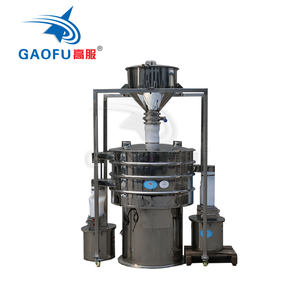 Máquina de tamiz de filtración de jugo de zanahoria, pantalla vibratoria rotativa Vibro <span class=keywords><strong>Sifer</strong></span> líquida de grado alimenticio de acero inoxidable para jugo de verduras - Product Image 2