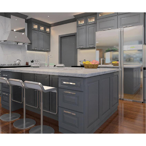 Alacena Moderna Blanca Personalizada para Alimentos, <span class=keywords><strong>Armario</strong></span> de Almacenamiento Alto de Madera, Mueble de Cocina para Uso Doméstico - Product Image 1