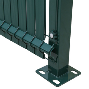 Clôture en fer 3D verte anti-UV, panneau <span class=keywords><strong>de</strong></span> clôture <span class=keywords><strong>de</strong></span> qualité supérieure, résistance accrue, sécurité, installation facile pour des solutions d'intimité modernes - Product Image 5