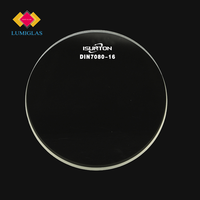 ISUNTON - Ventana de Visión de Vidrio de Borosilicato Templado Roscado, 110 mm, 12.5 m -100/+280, Resistencia a la Temperatura, 10 Bares