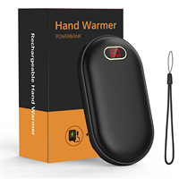 Calentador de manos recargable eléctrico USB portátil de alta calidad, Banco de energía, novedad de invierno, pantalla de regalo, Material de PC