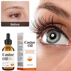 Aceite de Ricino 100% Natural y Orgánico, Puro, de 60 ml, Prensado en Frío y Libre de Hexano, Extraído de Semillas, en Oferta - Product Image 1