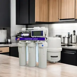 7-Stage Manual Reverse Osmosis Water Filters System for Home Drinking Water and Hotel Use