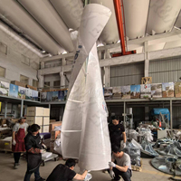 Éolienne verticale RX-SV5000 avec sortie AC 3kW 5kW, protection IP54, pales en fibre de verre, diamètre du rotor 0,8 m, marche/arrêt
