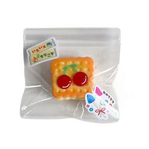 บิสกิตซิลิโคนญี่ปุ่นพรีเมียม บีบเล่นได้ ไม่กินได้ บรรเทาความเครียด คืนรูปช้า เหมาะสำหรับเป็นของขวัญและของที่ระลึก - Product Image 1