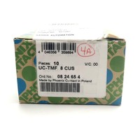 Lot de 10 borniers de contact Uc-tmf 8 Cus, marquage : « 4a » pour produit sous garantie