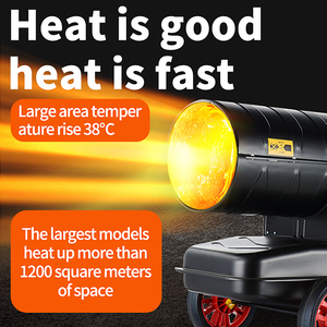 Calentador diésel o calentador de aire de queroseno de alta potencia portátil y móvil para granjas de pollos y agricultura - Product Image 4