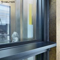 Ventanas Corredizas Modernas de Aluminio, Diseño Delgado, Resistentes, Panorámicas, Aislamiento Térmico, Insonorizadas, Doble Acristalamiento, para Proyectos de Condominios de Lujo
