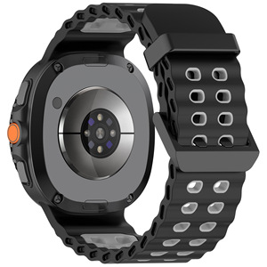 สายรัดข้อมือแบบสวมใส่ได้ Win-Win รุ่น Double Buckle Ocean กันเหงื่อ สำหรับ Samsung <span class=keywords><strong>Galaxy</strong></span> Watch 8 Classic 42 มม. 46 มม. - Product Image 6