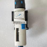 MS4-LFR-1/4-D7-EUV-AS Référence 535722 Régulateur-filtre G1/4 40m avec cuve métallique et purge manuelle pour traitement d'air, Série MS4