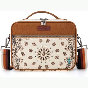 Funda para Biblia de 2 Compartimentos para Mujer, Marca BSCI Source Factory, Estuche Grande para Biblia con Asas y Correa para el Hombro, Bolsa de Transporte para Biblia - Product Image 1