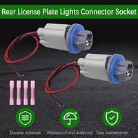 AL8Z-13411-B Kit de connecteurs et de faisceaux de câbles pour feux de plaque d'immatriculation arrière, 2 pièces, pour Ford F-150 Ranger Explorer 2004-2021