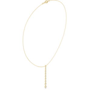 Wholesale Multi-Color Gemstone Vertical Bar Drop Lariat <b>Necklace</b> for Women Wedding and Birthday Gift Available at Best Price - Product Image 4