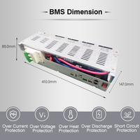 Servicio OEM ODM de Fábrica GCE, BMS Integrado de Alto Voltaje 80S 256V 60A para Sistema de Almacenamiento de Energía con Batería LiFePO4, UPS, Solar ESS