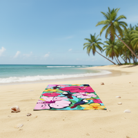 Yabee Rectangle Beach Towel Soft Comfortable Quick Dry Sand Free Photo Printed All-Season