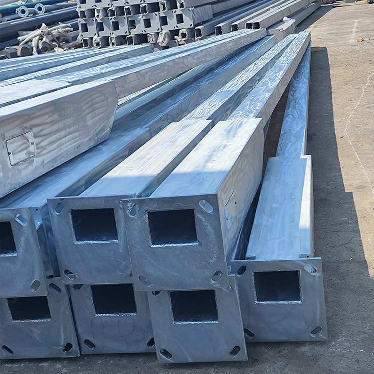 Solar LED Galvanized Street Light Pole