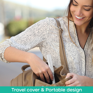 <span class=keywords><strong>SEAG</strong></span>-cepillo de dientes eléctrico portátil para adulto, cepillo de dientes sónico con cubierta de viaje y temporizador de montaje en espejo, mango de Metal - Product Image 6