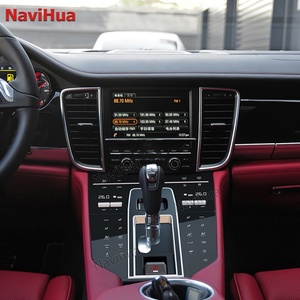 Kit de modification de l'intérieur de voiture NaviHua Bodykit Upgrade Tuning Saddle Panel pour Porsche Panamera 2010-2017, modification multimédia - Product Image 3