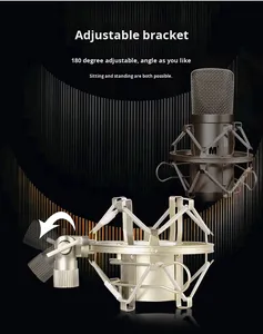 Microphone à condensateur à large diaphragme professionnel ICON <span class=keywords><strong>AiKen</strong></span> Pro Audio M1 pour diffusion en direct, enregistrement et diffusion - Product Image 4