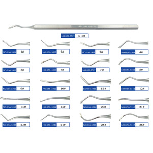 Star <b>Tooth</b> Wei Rong Dental <b>Scraper</b> Stainless Steel S10 1-26# Periodontal Instrument - Product Image 1