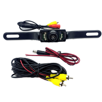 Caméra de recul HD couleur étanche grand angle pour véhicule avec lignes de stationnement, intégrée au cadre de plaque d'immatriculation – Fourniture directe usine