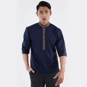 Abito alla moda per uomini musulmani moderna camicetta islamica di tacchino con <span class=keywords><strong>abbigliamento</strong></span> etnico - Product Image 6
