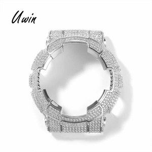 Lunette de montre VVS D Moissanite GA110 pour <span class=keywords><strong>Casio</strong></span> <span class=keywords><strong>G</strong></span>-<span class=keywords><strong>Shock</strong></span> GA-110, boîtier de montre serti de diamants, passe le testeur de diamants, bijoux - Product Image 1