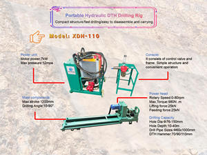 소형 전기식 휴대용 유압 DTH 해머 발파공 천공 암석 광산 시추 장비 - Product Image 3
