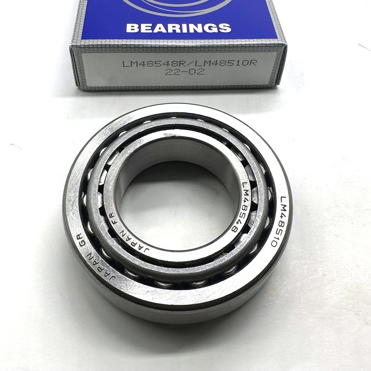 LM48548/LM48510 Tapered Roller Bearing Cone And Cup Set - 1.375" Bore, Set Of 2