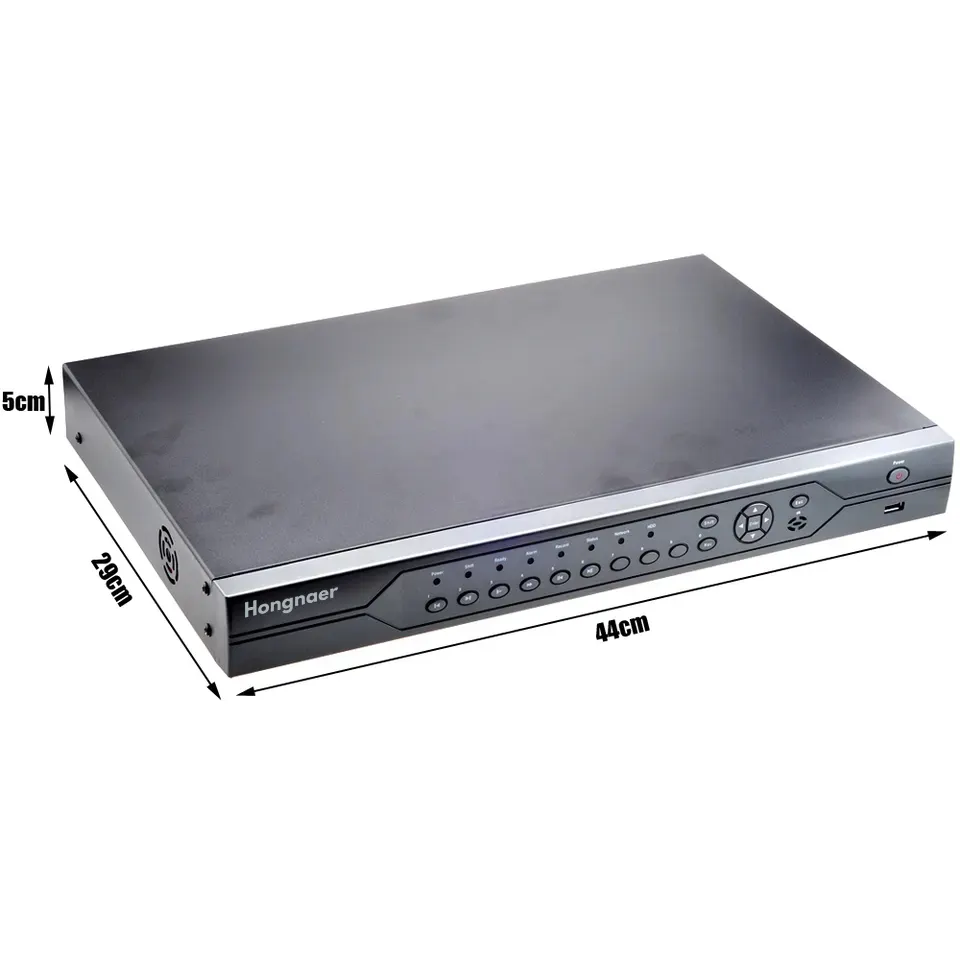 Hongnaer dvr 32 ערוץ 5m-n h.265 צורה אנושית זיהוי פנים אדם זיהוי פנים 32 ערוץ dvr 2 sata וידאו דיגיטלי מקליט xmeye