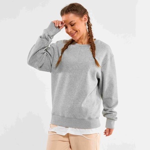 Sweat-shirt oversize pour femme en molleton et tissu éponge, broderie et impression de haute qualité, épaules tombantes, sweat-shirt à capuche pour femme - Product Image 5
