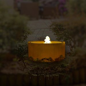 <span class=keywords><strong>Fontaine</strong></span> moderne de luxe en fonte d'acier corten caractéristique d'eau extérieure élégante <span class=keywords><strong>zen</strong></span> <span class=keywords><strong>pour</strong></span> yards jardins utilisation décorative intérieure mariage - Product Image 2