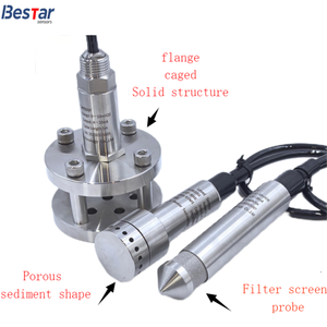 0~1...200mH2O משדר רמת מים שטוח עם דיאפרגמה שטוחה IP68 4~20mA 316LSS חיישן מפלס נוזלים בוציים בצפיפות גבוהה - Product Image 6